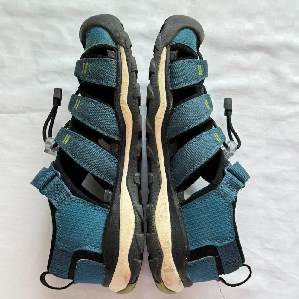 Little Boy Keen Newport New H2 in Legion Blue/Moss